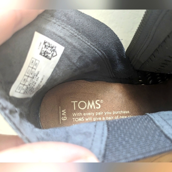 TOMS Size 9 Peep Toe Open Toe Majorca Heels/Bootie Heels - Picture 6 of 8